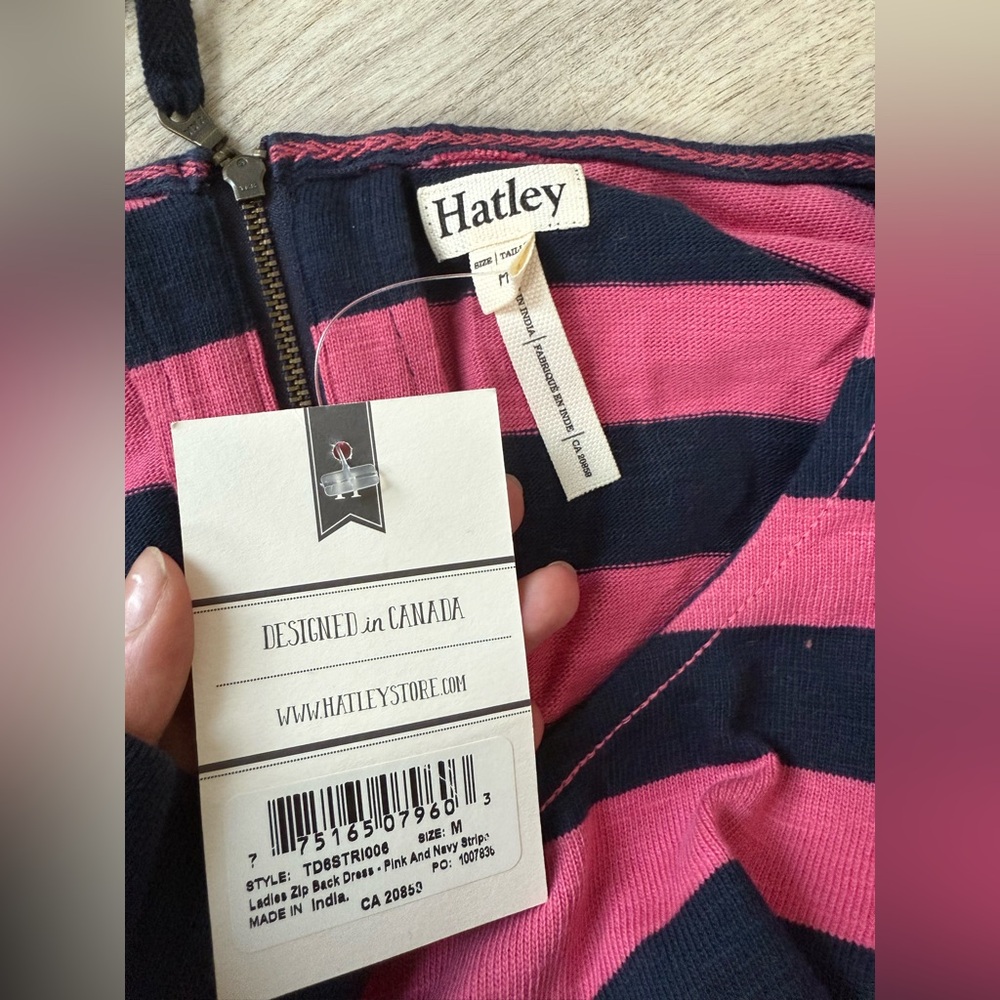 Hatley pink and black dress